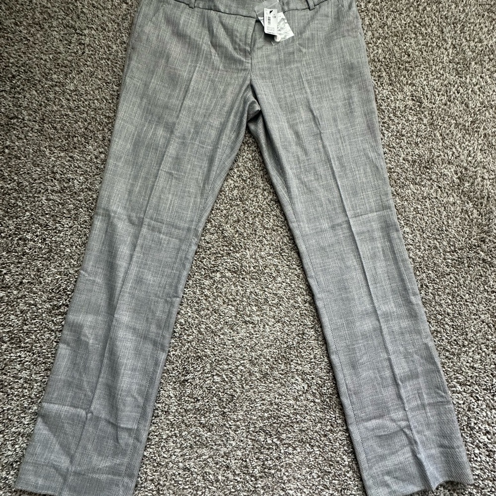 The Limited Gray Plaid Dress Pants
